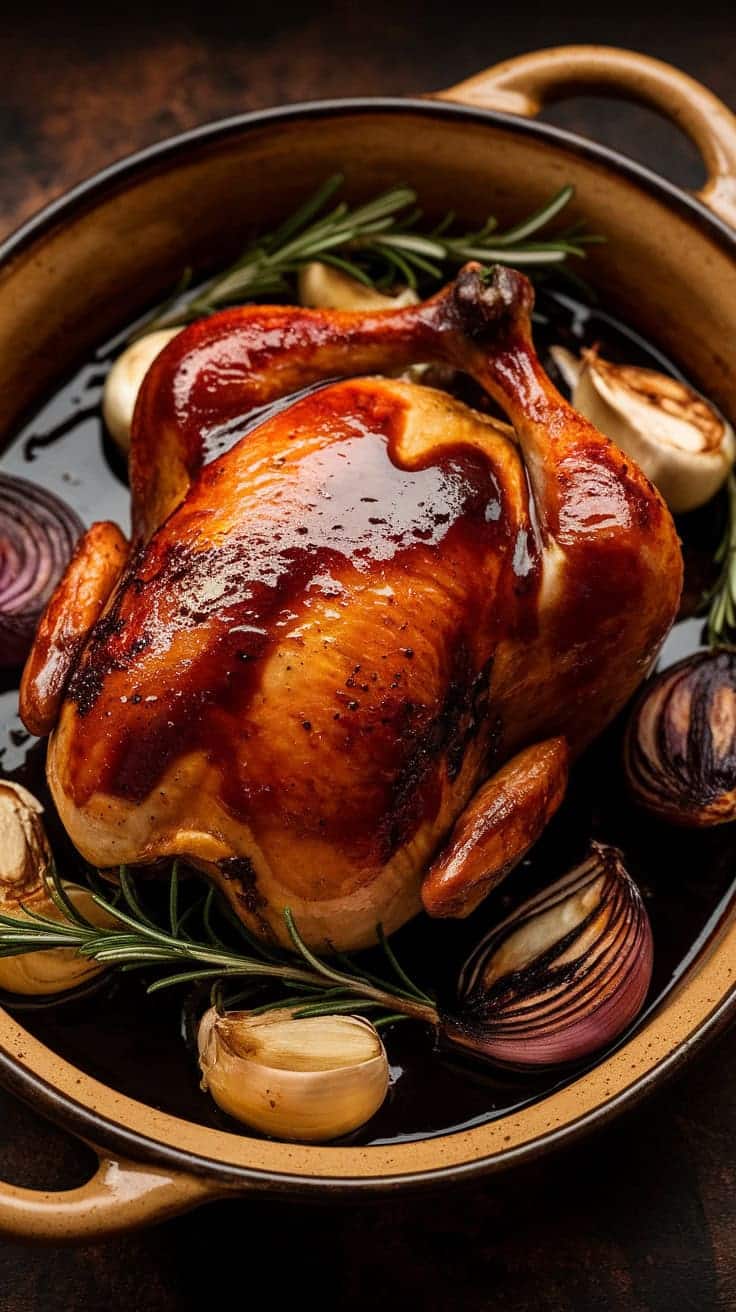 Balsamic Glazed Roast Chicken1