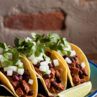 Beef and Black Bean Tacos