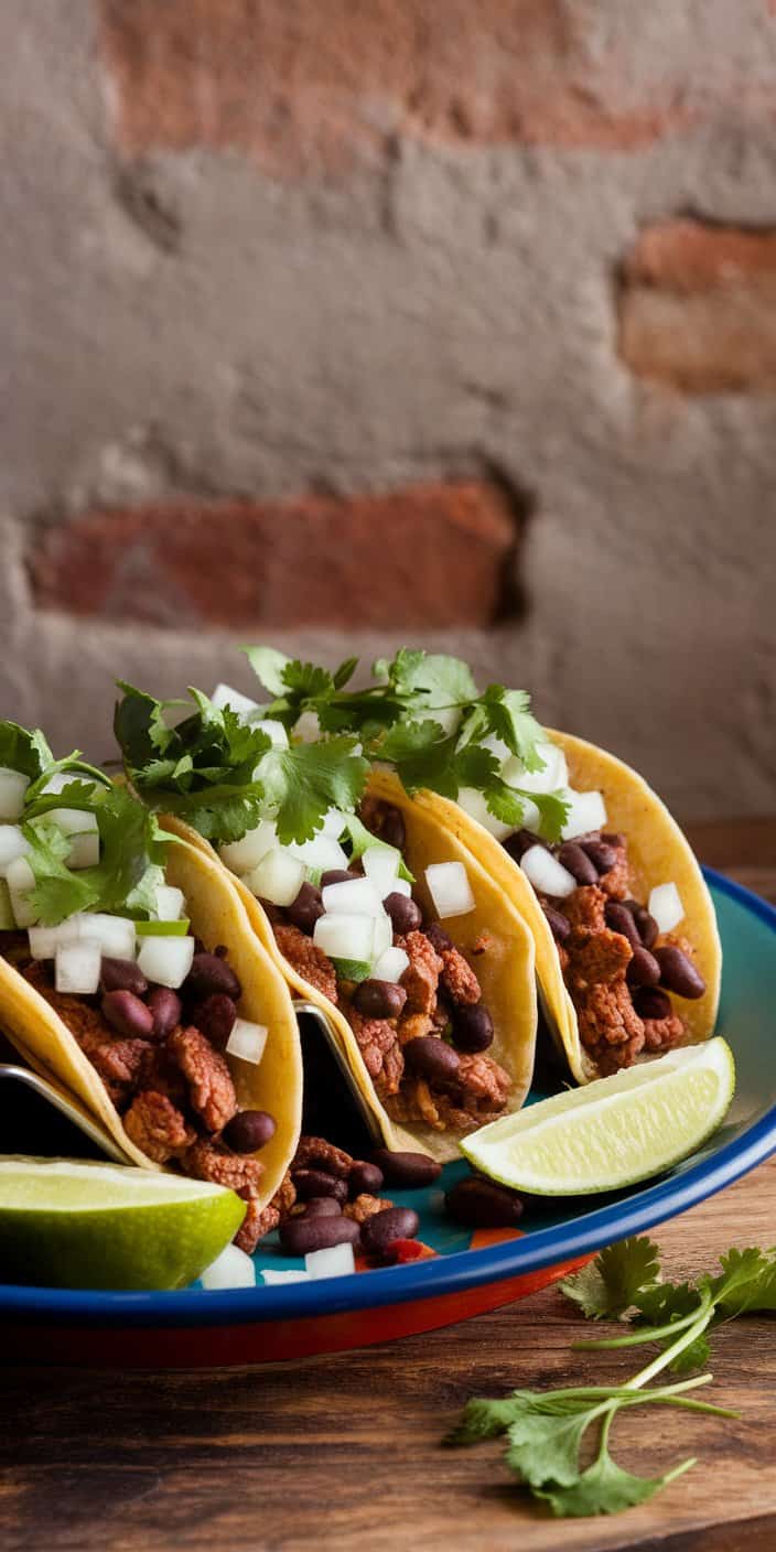 Beef and Black Bean Tacos