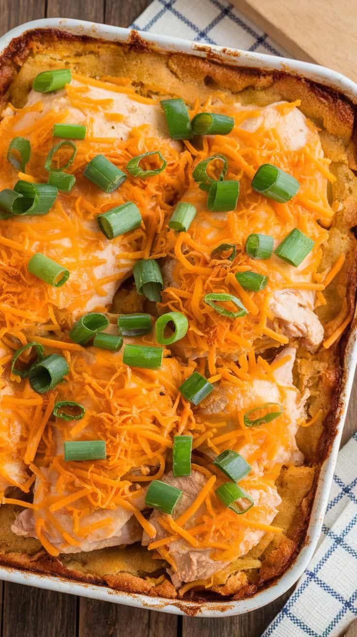 Buffalo Chicken Casserole1
