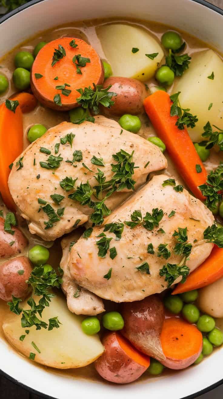 Chicken Fricassee with Vegetables1