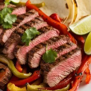 Grilled Steak Fajitas with Peppers