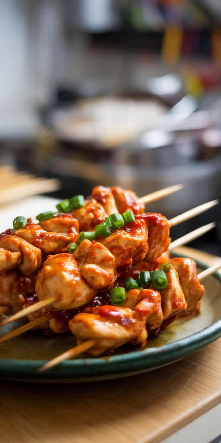 Korean Gochujang Chicken Skewers1