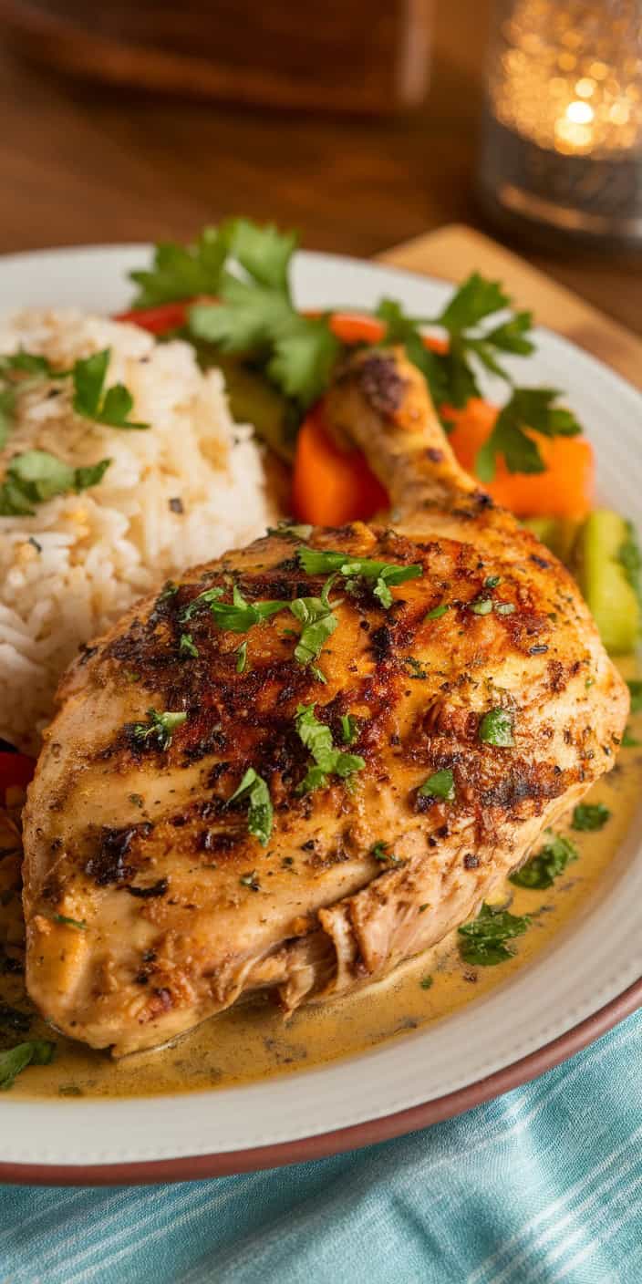 Middle Eastern Garlic Tahini Chicken1