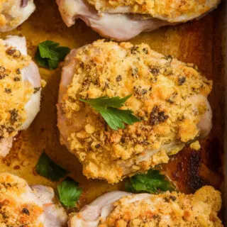 Parmesan Crusted Chicken Thighs1