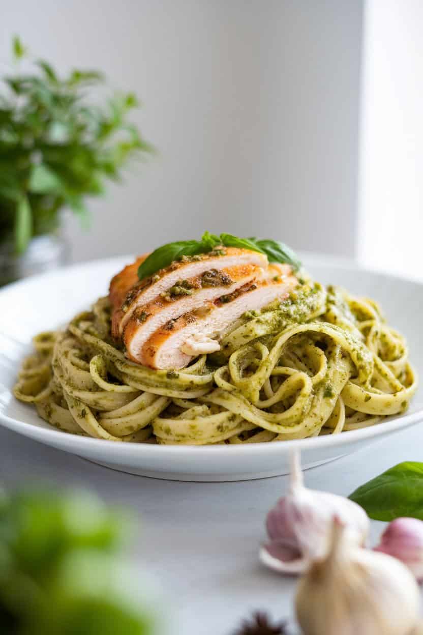 Pesto Chicken Pasta1