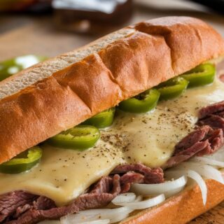 Philly Cheesesteak Hoagie Sandwich1