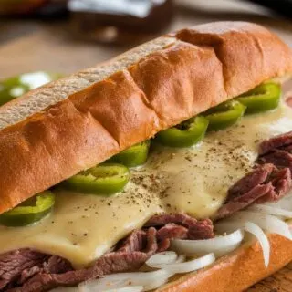 Philly Cheesesteak Hoagie Sandwich1