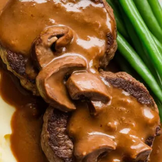 Smothered Salisbury Steak Patties1