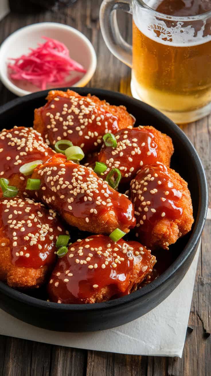 Spicy Korean Fried Chicken1