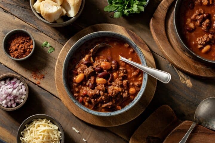 20 Thick, Hearty Slow Cooker Chili Recipes