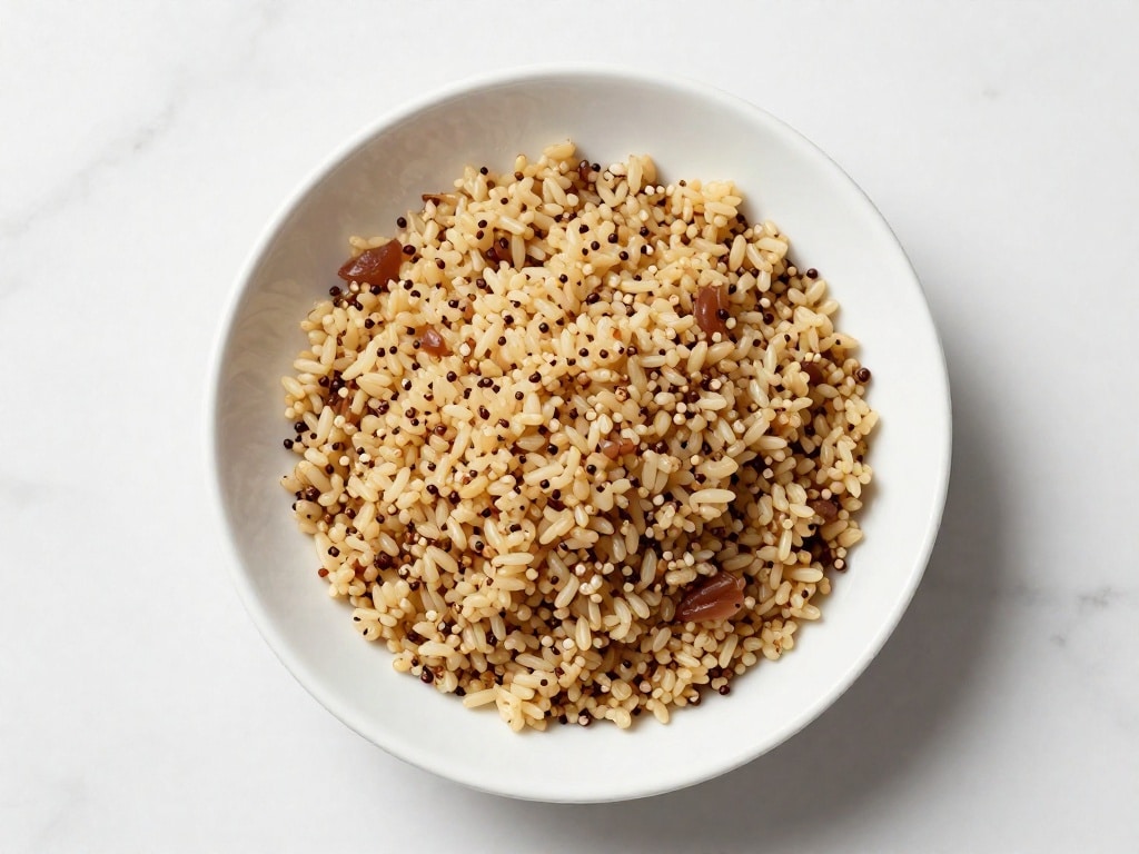 Herbed Rice Pilaf served as a side dish | EpicureDelight
