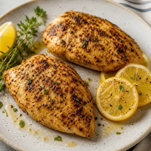 Air Fryer Lemon Pepper Chicken Breasts | EpicureDelight