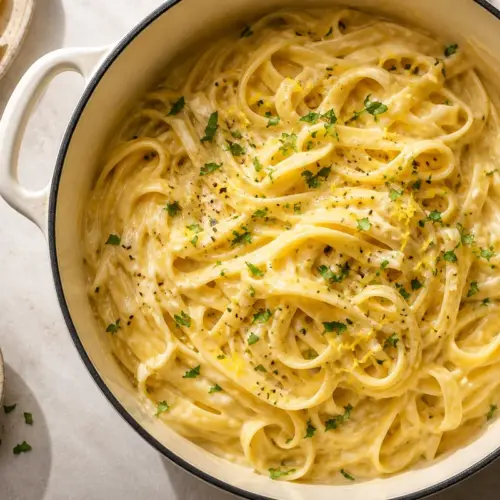 Creamy Lemon One-Pot Pasta | EpicureDelight