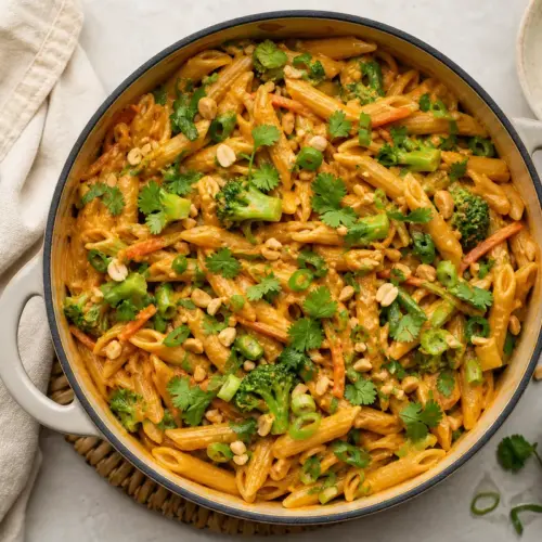 Thai Peanut One-Pot Pasta | EpicureDelight