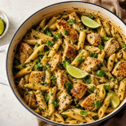Cilantro Lime Chicken One-Pot Pasta | EpicureDelight