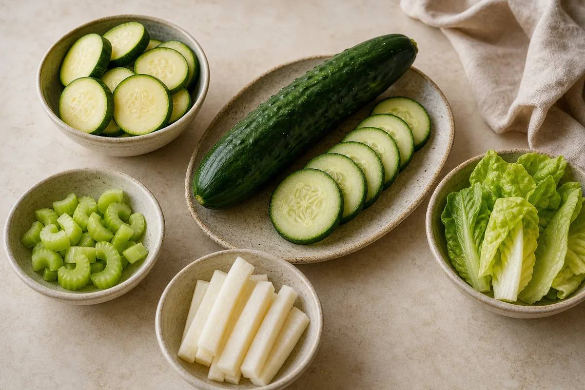 5 Best Cucumber Substitutes (Tested) | EpicureDelight