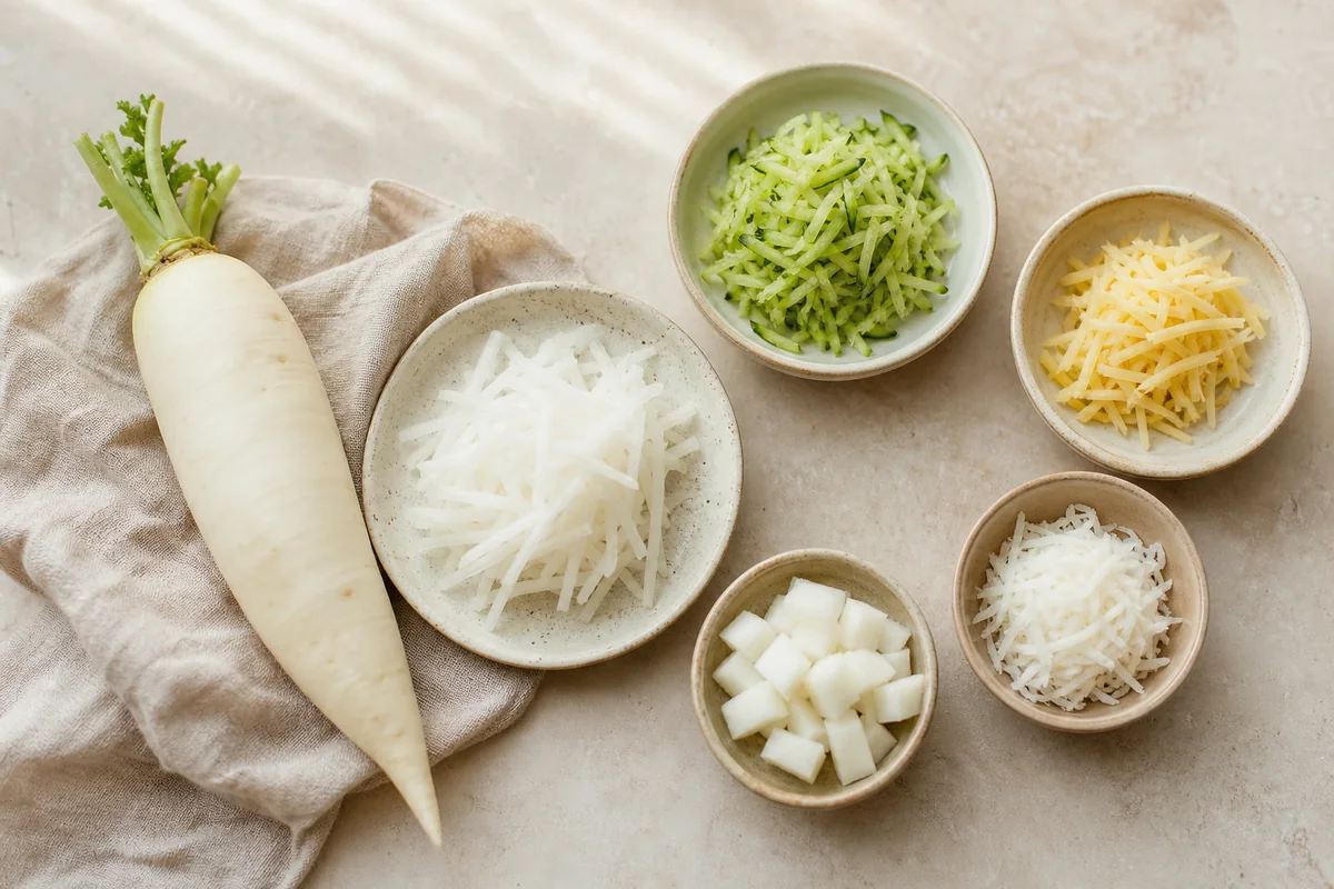 5 Best Daikon Radish Substitutes (Pantry Swaps) | EpicureDelight