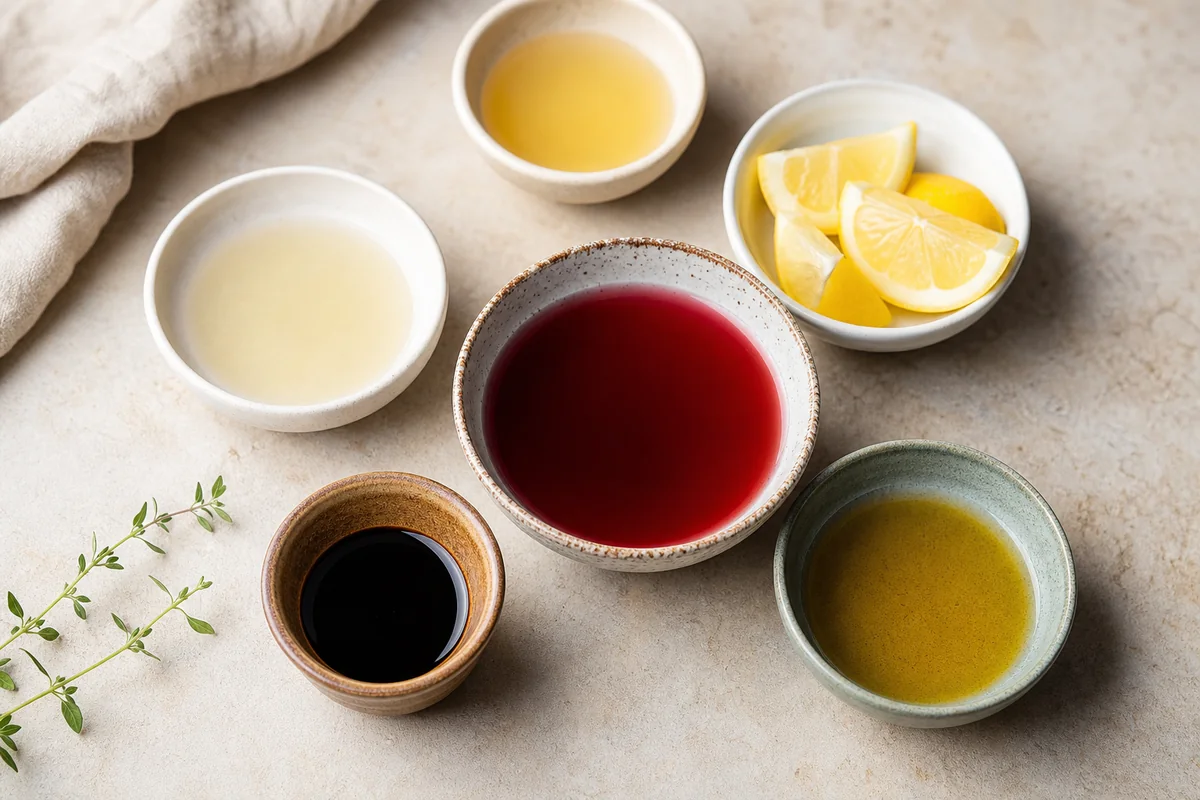 5 Best Red Wine Vinegar Substitutes (Pantry Swaps) | EpicureDelight