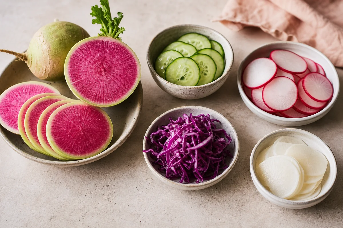 5 Best Watermelon Radish Substitutes (Flavor-Matched) | EpicureDelight
