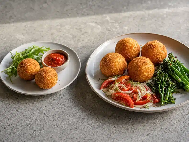 Arancini served as an appetizer and as a main dish - arancini portions | EpicureDelight