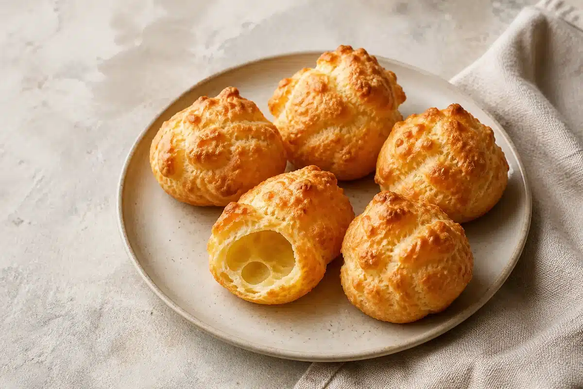 Comte gougeres with crisp shells and airy centers | EpicureDelight