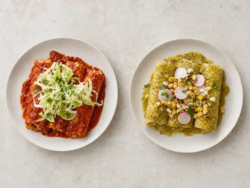 enchiladas sides inline red green