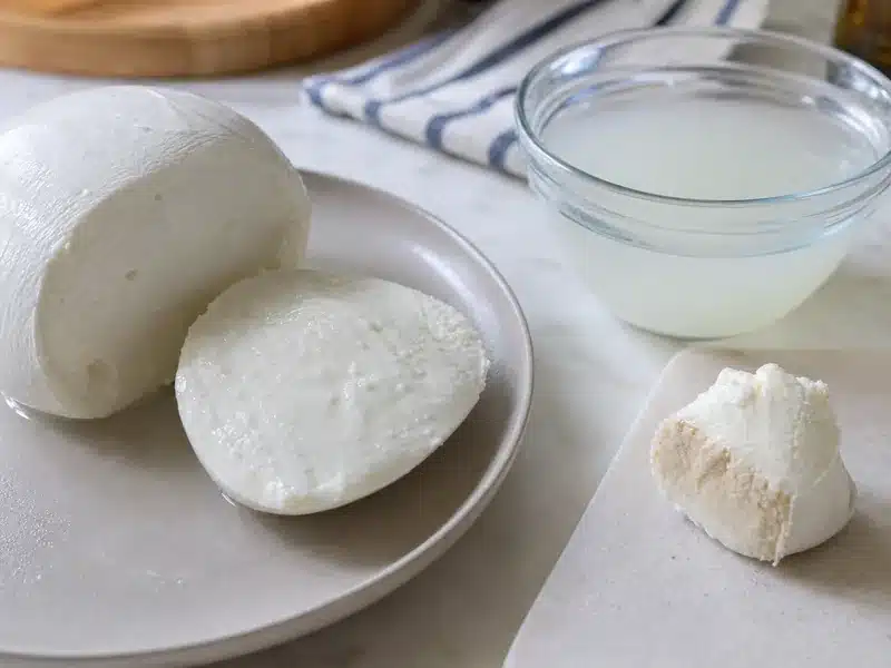 Mozzarella checked for cloudy brine and surface changes - mozzarella cheese | EpicureDelight